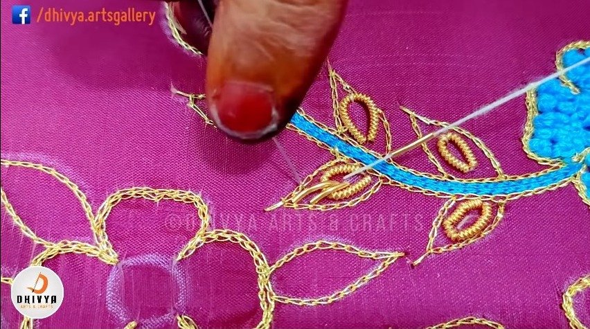 Grand Aari Work Blouse for Beginners