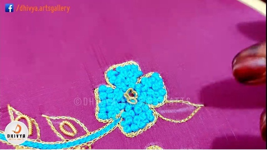 Grand Aari Work Blouse for Beginners