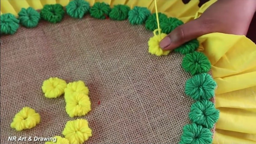 Doormat Using Woolen Thread