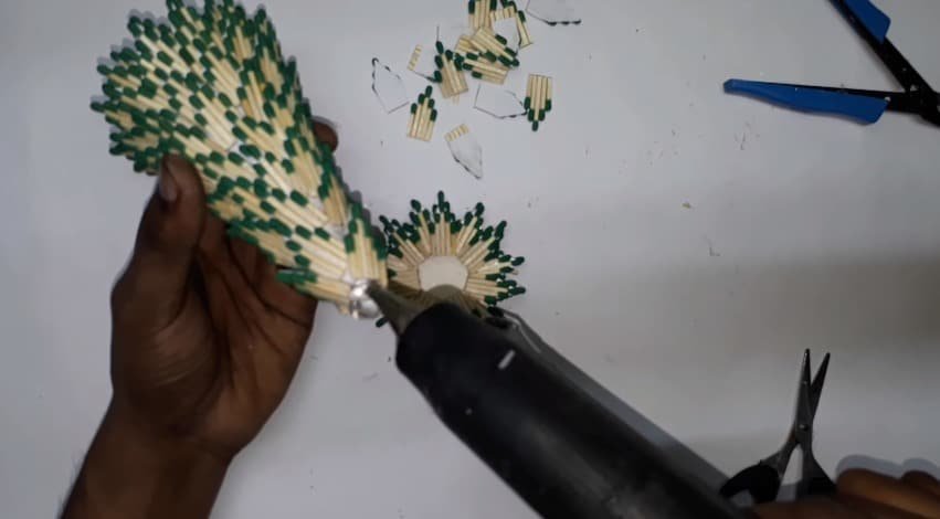 How to Make Flower Vase from Matchstick