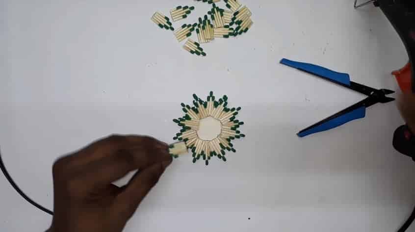 How to Make Flower Vase from Matchstick