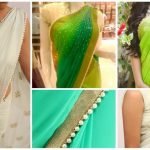 Pearl Work on Sarees