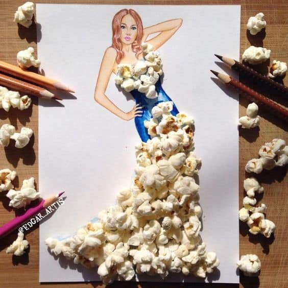 Illustrations are Mixed with Everyday Elements