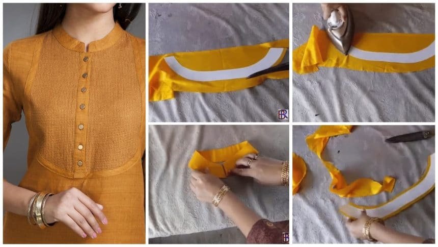 Kurti collar neck cutting simple and easy method