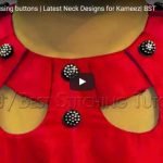 Kurti Neck Design Using Button