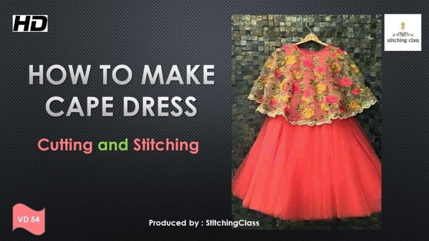 Designer Baby Frock Cutting and Stitching