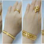 Latest gold bracelet and ring designs