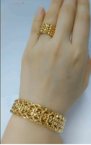 Latest Gold Bracelet and Ring Designs