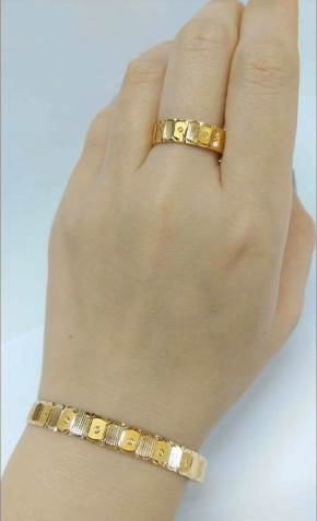 Latest Gold Bracelet and Ring Designs