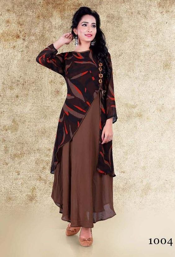 Latest Indo-Western Style Kurti Designs