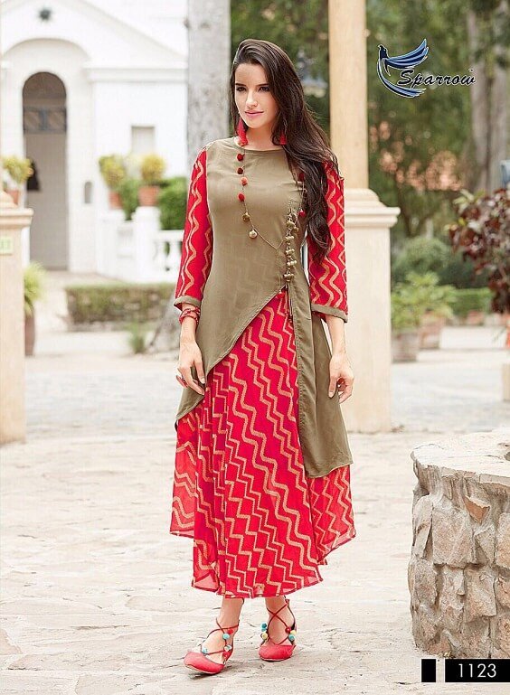 Latest Indo-Western Style Kurti Designs