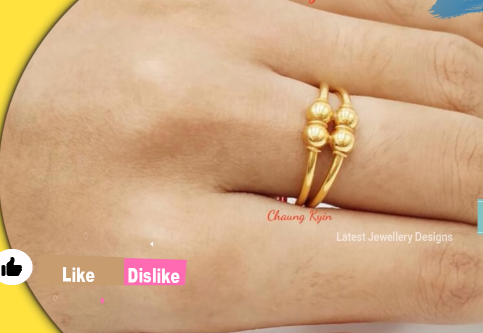 Light Weight Gold Rings for Women