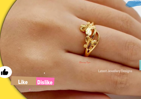 Light Weight Gold Rings for Women