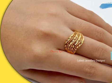 Light Weight Gold Rings for Women