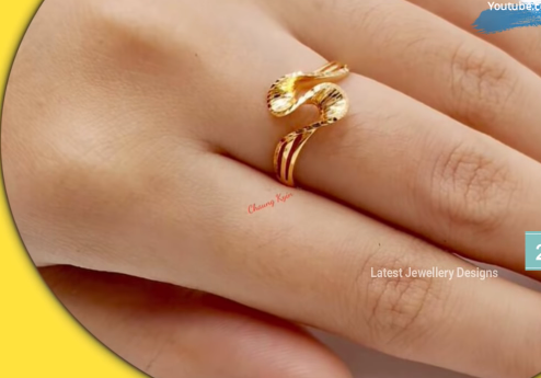 Light Weight Gold Rings for Women