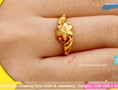 Light Weight Gold Rings for Women