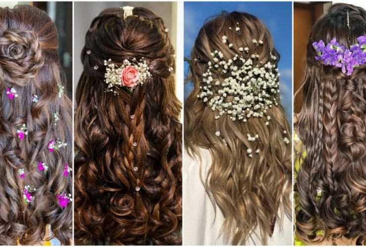 Open Hairstyles for Mehndi Ceremony