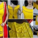 Party Wear Kurti Boat Neck Designs