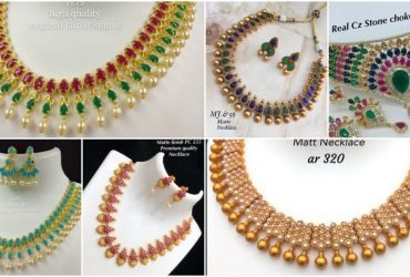 Pearl Leaf Necklace Bridal Jewellery
