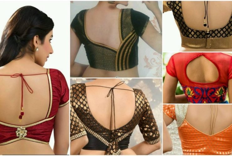 Stylish and trendy blouse back neck designs