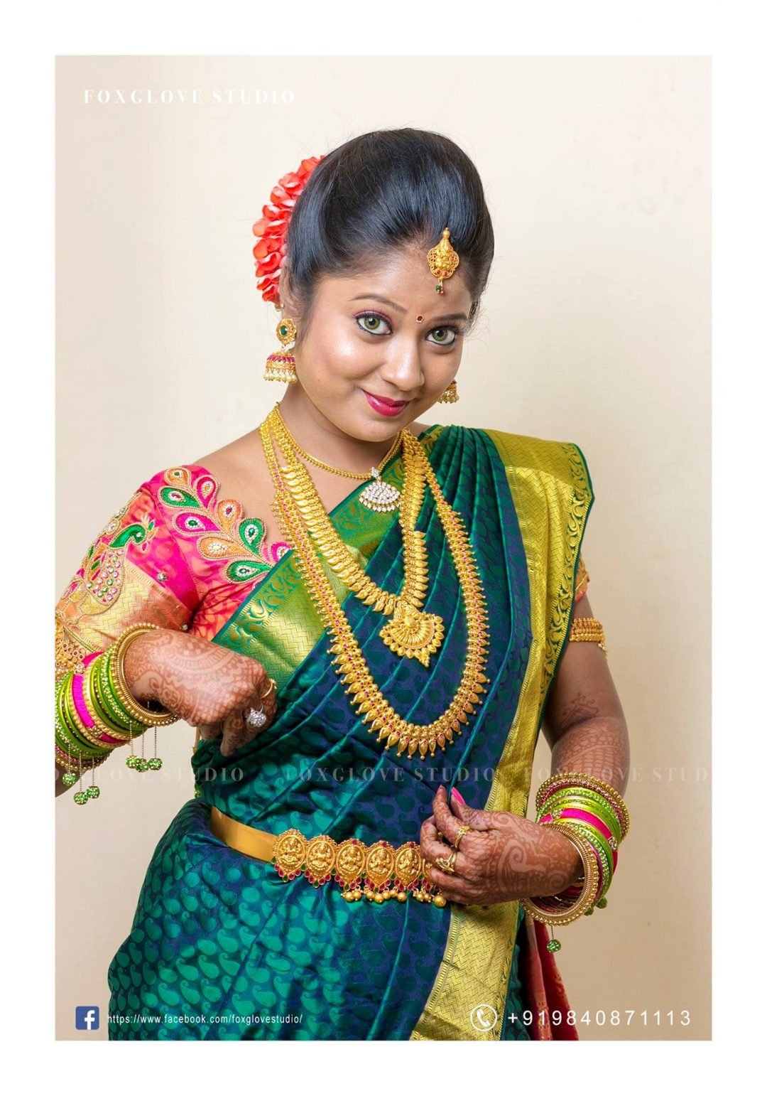 Traditional South Indian Bridal Look