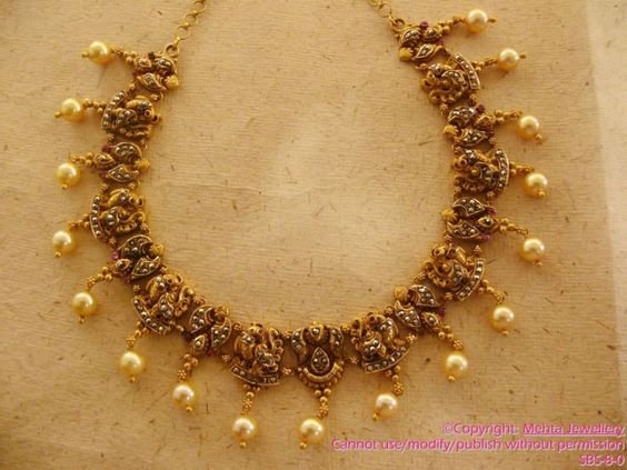 Traditional South Indian Necklace Designs