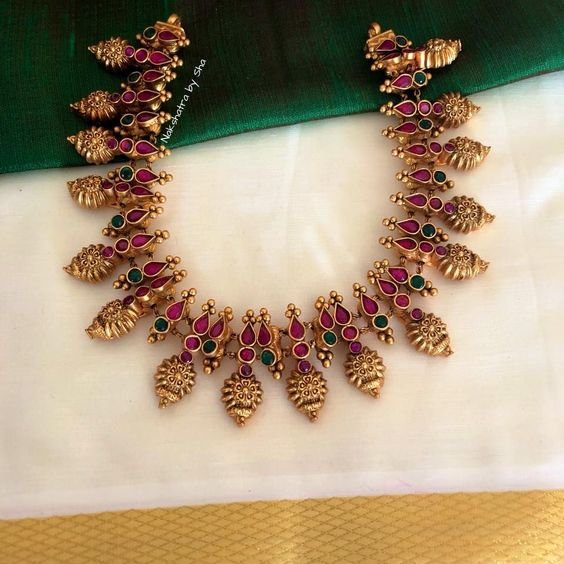 Traditional South Indian Necklace Designs