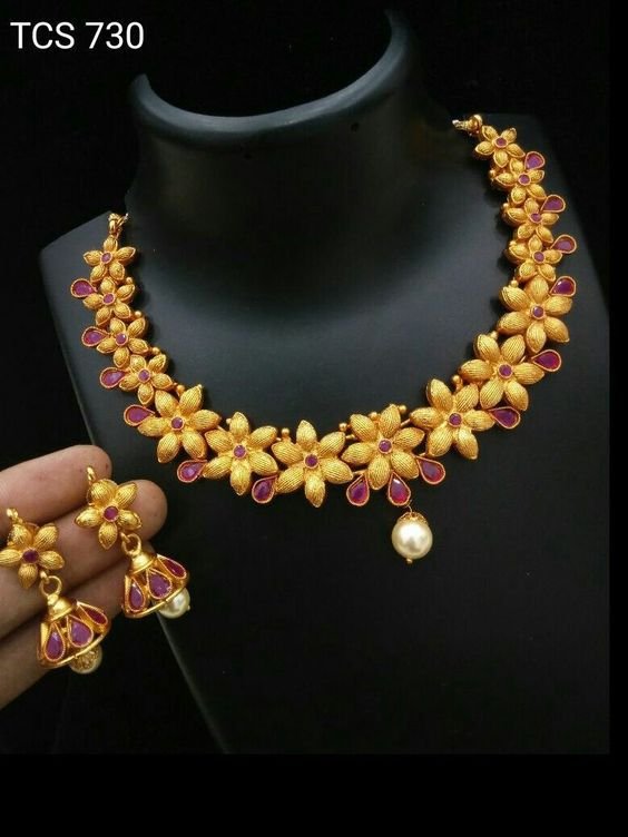 Traditional South Indian Necklace Designs