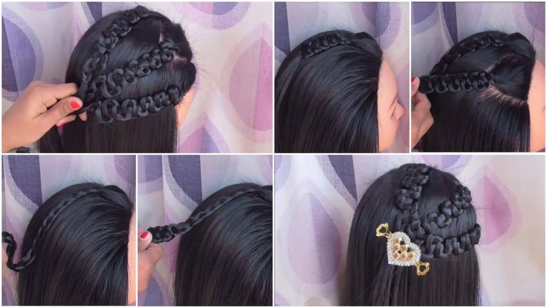 Easy and Stylish Party Wear Hairstyle