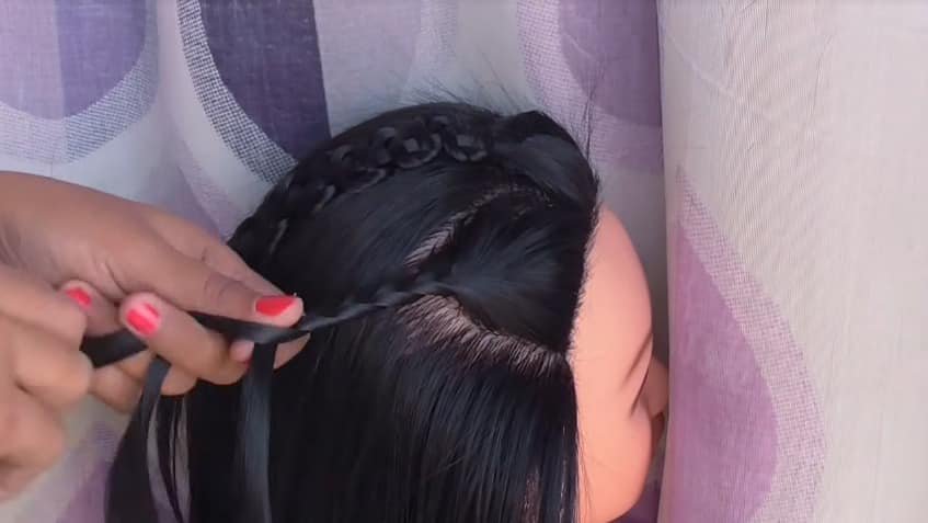 Easy and Stylish Party Wear Hairstyle