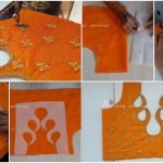 Gala Blouse Back Neck Stitching Tutorial