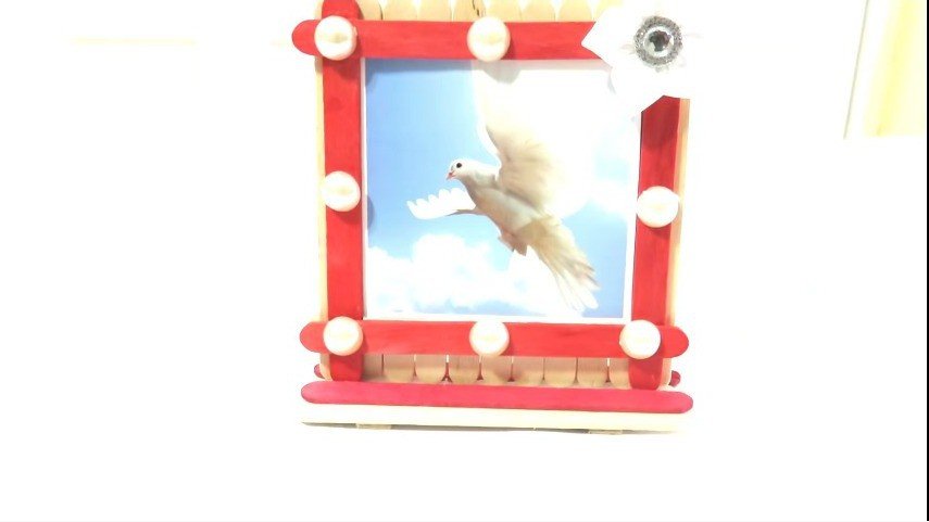 Popsicle Sticks Picture Frames