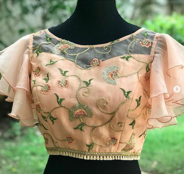 Stylish and Trendy Blouse Neck Designs