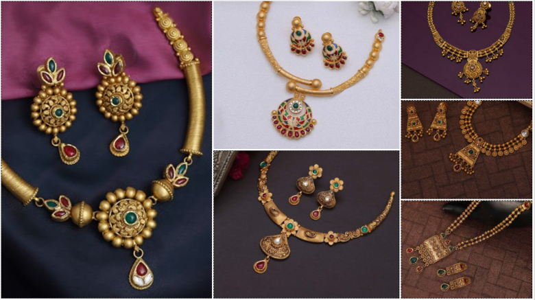 Antique Gold Necklace Designs