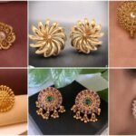 Big Gold Stud Earring Designs