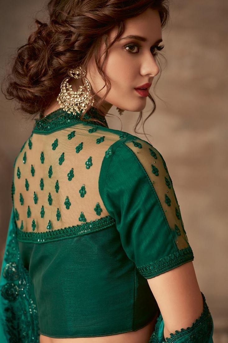 Bridal Net Blouse Designs