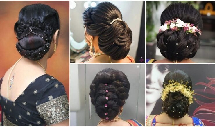 Indian Wedding and Reception Hairstyle