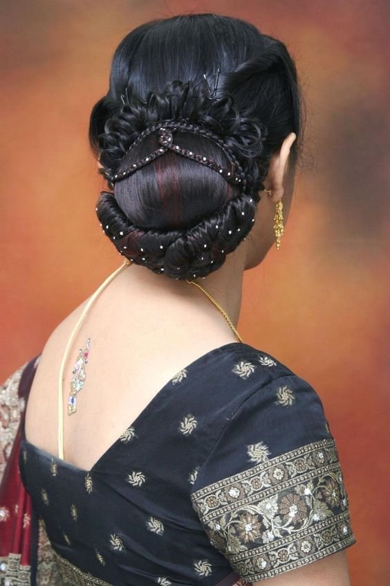 Indian Wedding and Reception Hairstyle - Get Easy Art and ...