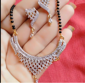 Black Beads Mangalsutra Designs