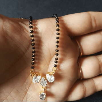 Black Beads Mangalsutra Designs