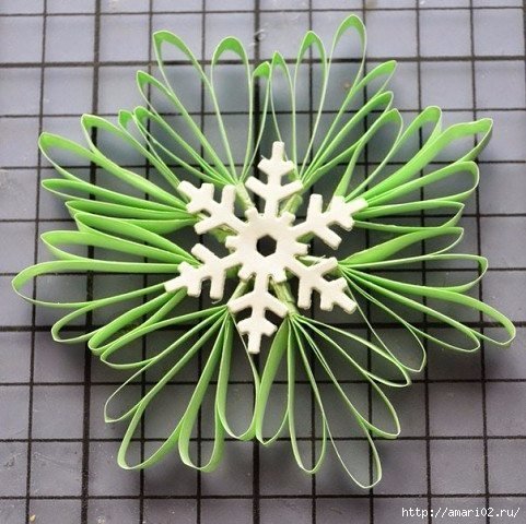 Snowflakes for New Year Decoration