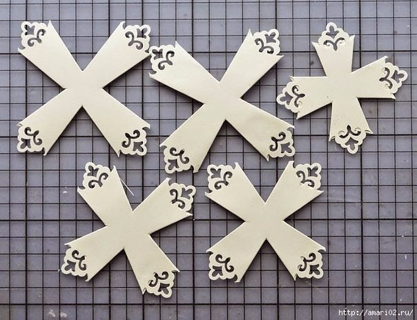 Snowflakes for New Year Decoration