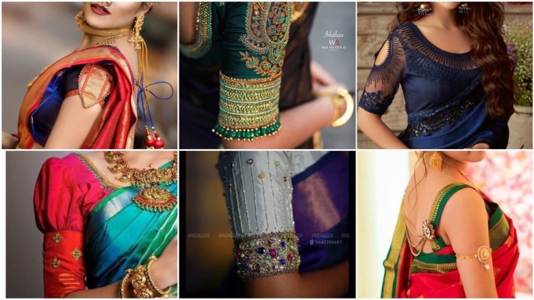 Blouse Sleeve Designs for Silk Sarees