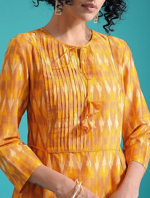 yellow modern kurti design