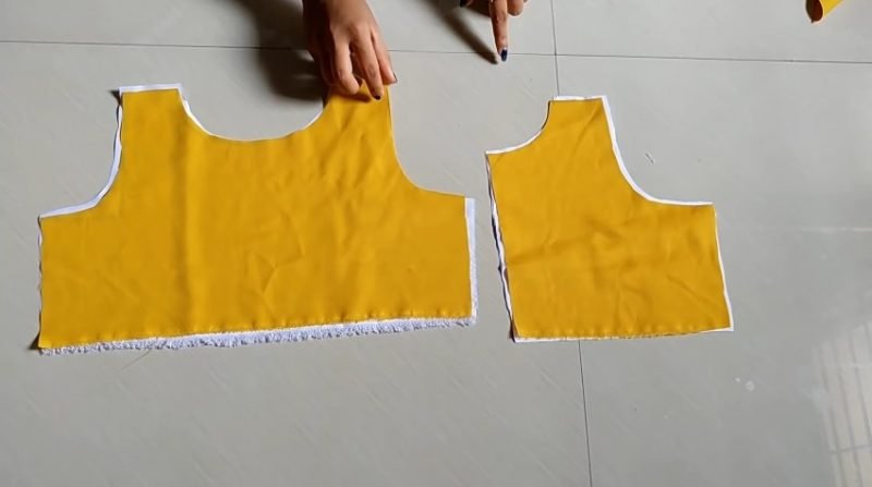 stiching with lining cloth