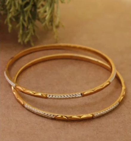 Exclusive gold bangles designs 10