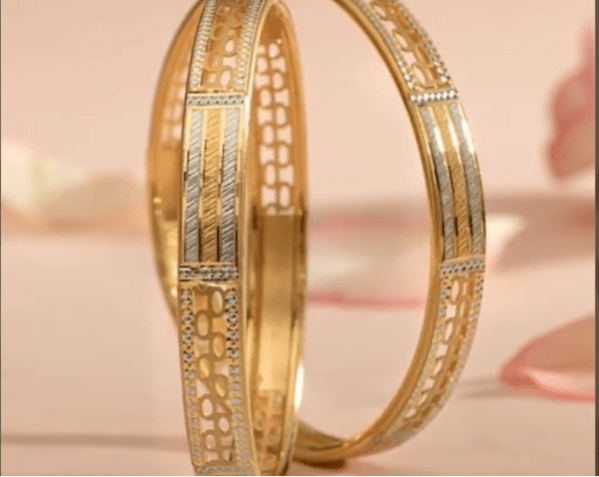 Exclusive gold bangles designs 17