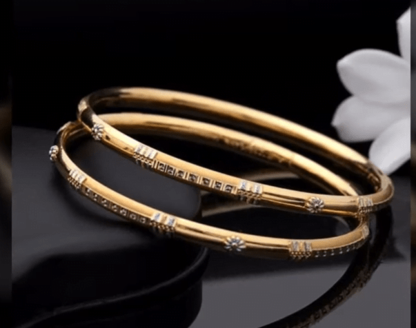 Exclusive gold bangles designs 18