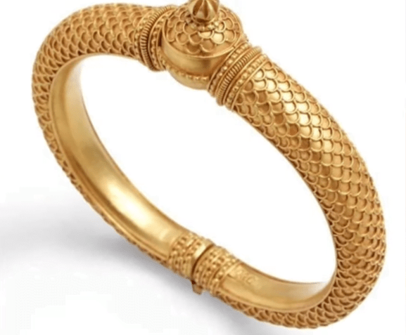 Exclusive gold bangles designs 22