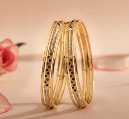 Exclusive gold bangles designs 3